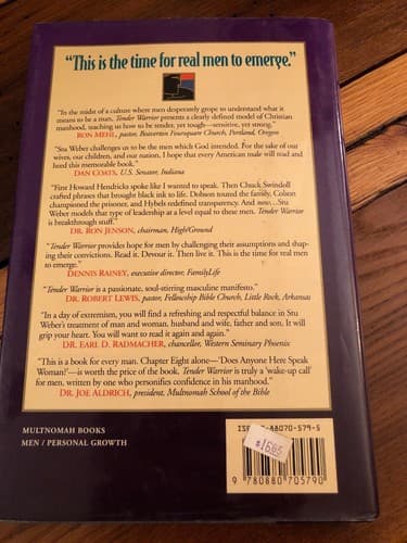 AUTOGRAPHED Tender Warrior: God's Intention for a Man Stu Weber - Thumbnail 3