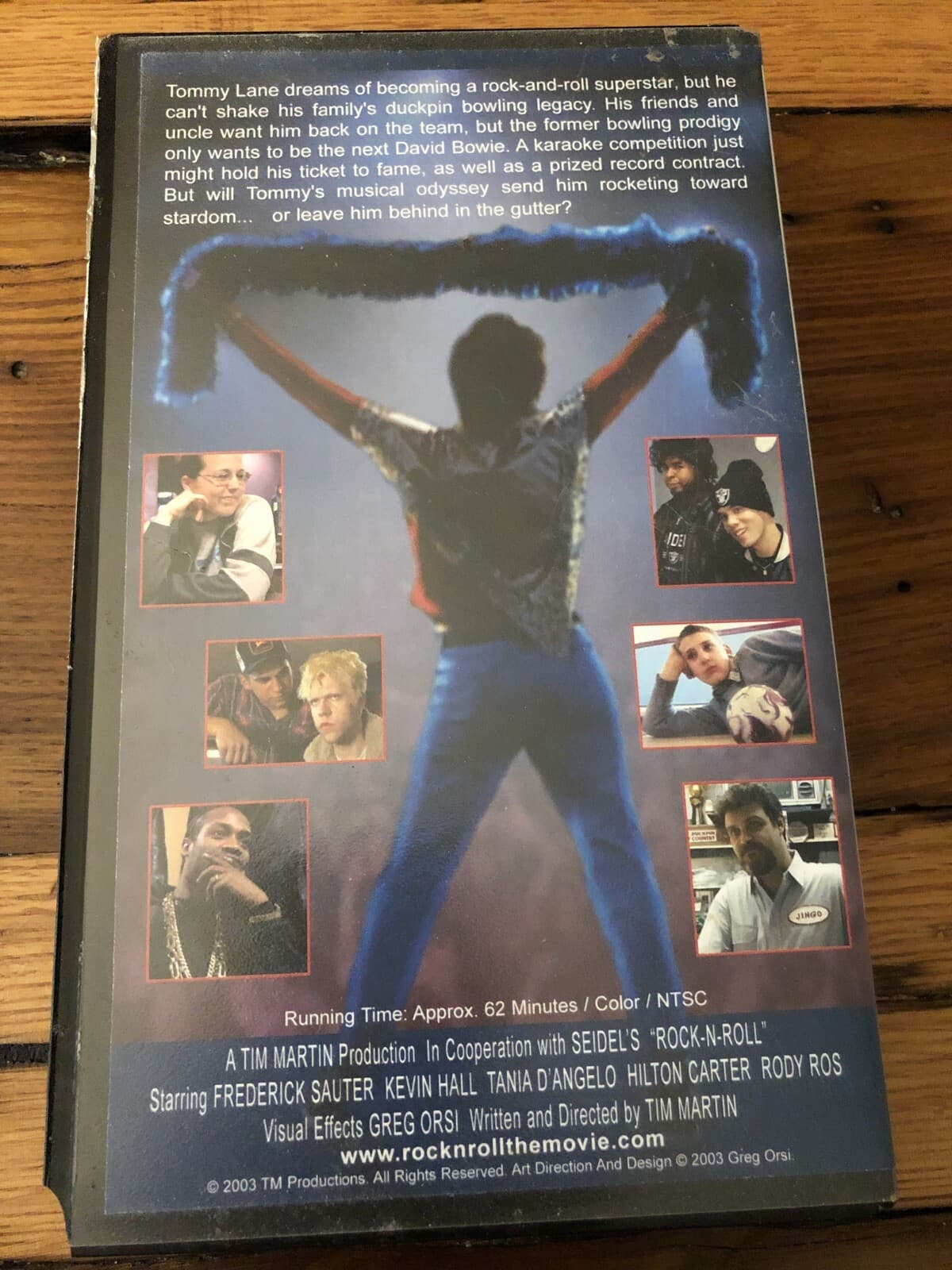 Rare VHS Rock N Roll Duckpin Bowling Karaoke Collide Tim Martin Frederick Sauter - Thumbnail 2