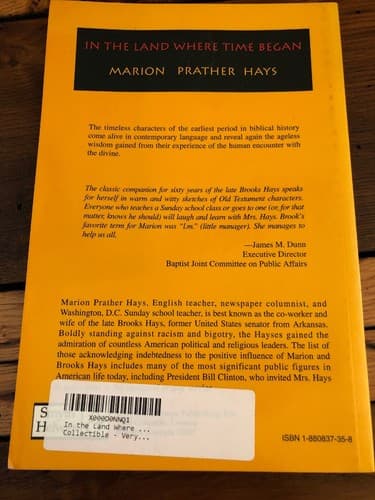 AUTOGRAPHED In the Land Where Time Began 1st Edition Marion Prather Hays - Thumbnail 5