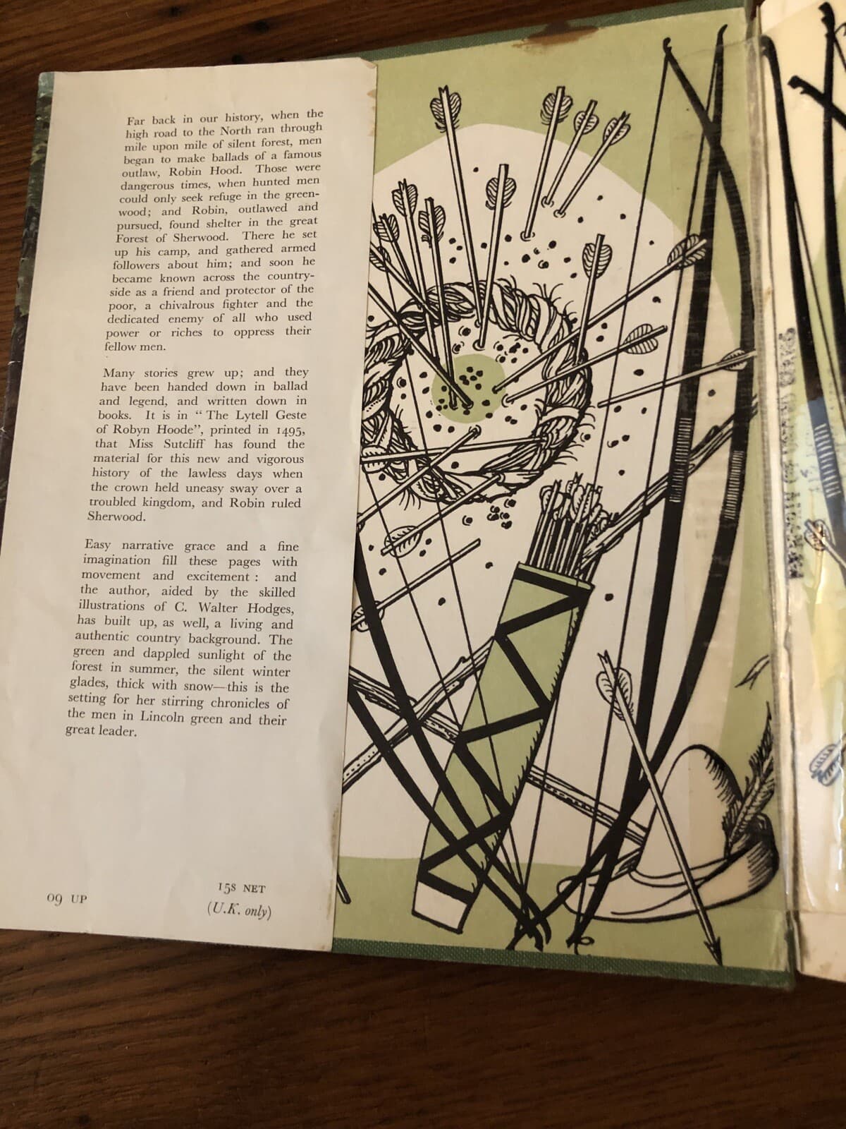 The Chronicles of Robin Hood / Rare Edition Oxford Univ Illust. C Walter Hodges - Thumbnail 3