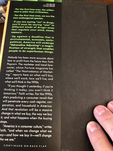 AUTOGRAPHED The Popcorn Report 1st Edition Hardcover Faith Popcorn - Thumbnail 3