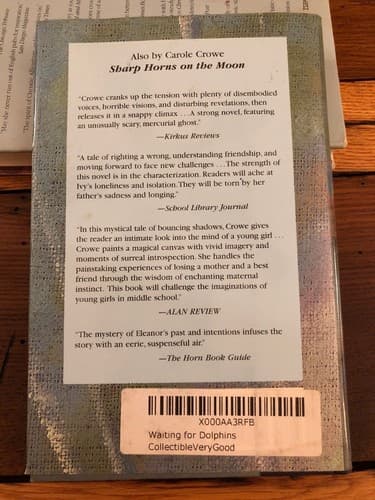 AUTOGRAPHED Waiting for Dolphins 1st Edition Hardcover Carole Crowe - Thumbnail 5