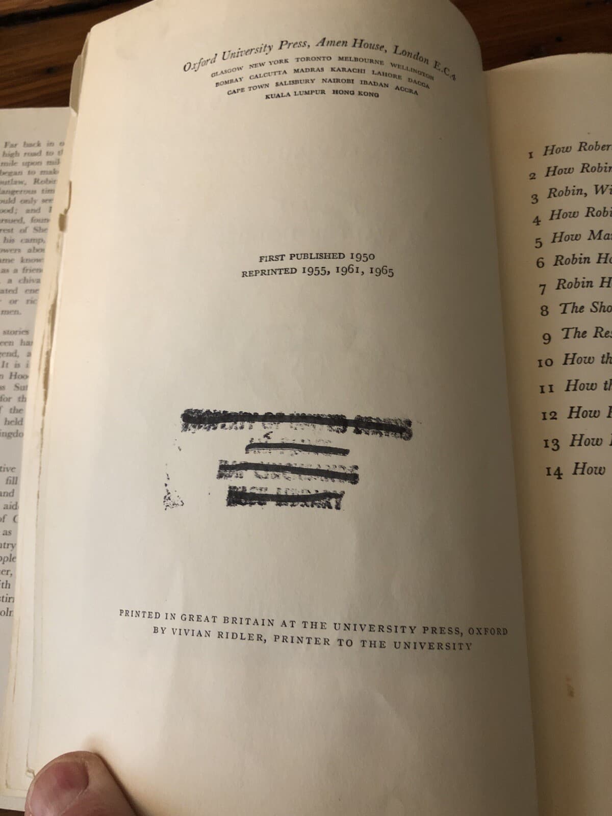 The Chronicles of Robin Hood / Rare Edition Oxford Univ Illust. C Walter Hodges - Thumbnail 4