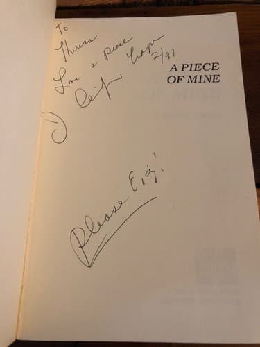 AUTOGRAPHED A Piece of Mine /first Publication Of Alice Walkers Press WILD TREES - Image 1