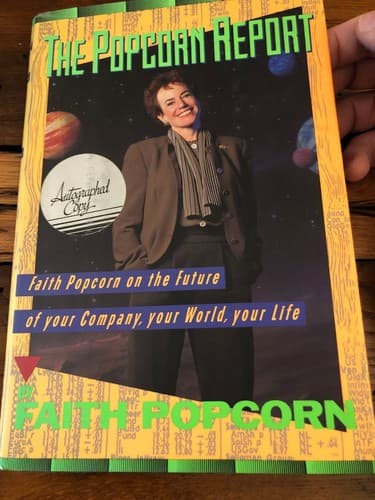 AUTOGRAPHED The Popcorn Report 1st Edition Hardcover Faith Popcorn - Thumbnail 2