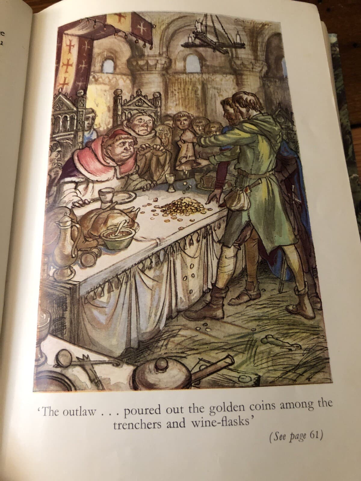 The Chronicles of Robin Hood / Rare Edition Oxford Univ Illust. C Walter Hodges - Thumbnail 8