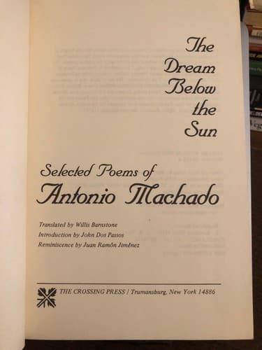 Dream below the sun Selected poems Antonio Machado (English and Spanish Edition) - Thumbnail 2