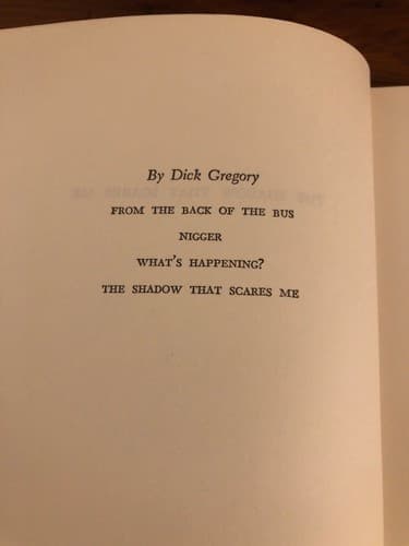 AUTOGRAPHED The Shadow That Scares Me 1968 1st Edition Hardcover DICK GREGORY - Thumbnail 7