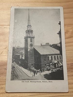 Old South Meeting-House Boston MA Postcard Metropolitan News Co Unposted - Image 1