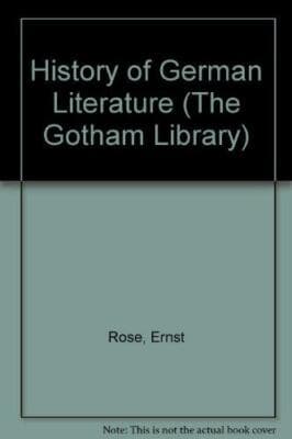 A History of German Literature -Gotham Library -ex library - Image 1