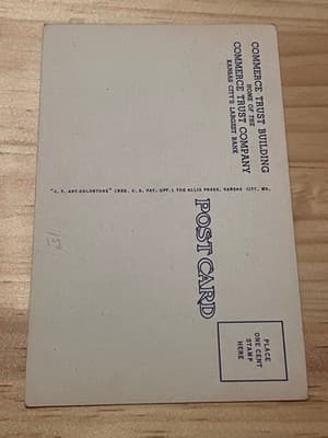 Commerce Trust Building Postcard Kansas City Missouri CT Art Colortone Vintage - Thumbnail 2