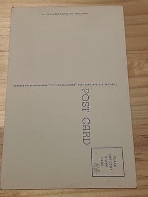 Curteich Chicago Postcard The First National Bank Building St Paul Minn Vintage - Thumbnail 2