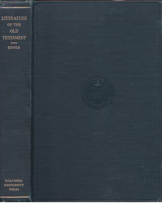 The Literature of the Old Testament 1953 hardcover - Image 1