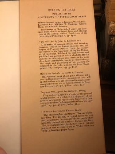 World Literatures 1956 Pittsburgh Press HC 1st Edition. - Thumbnail 8