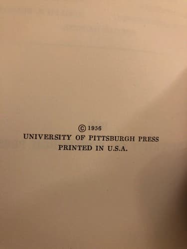 World Literatures 1956 Pittsburgh Press HC 1st Edition. - Thumbnail 5