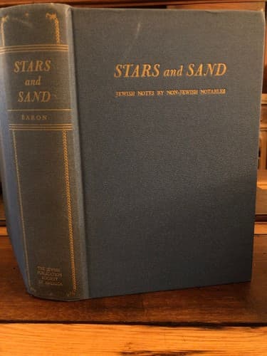 STARS AND SAND: JEWISH NOTES BY NON-JEWISH NOTABLES - Image 1