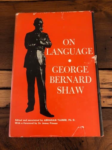 George Bernard Shaw on Language - Image 1