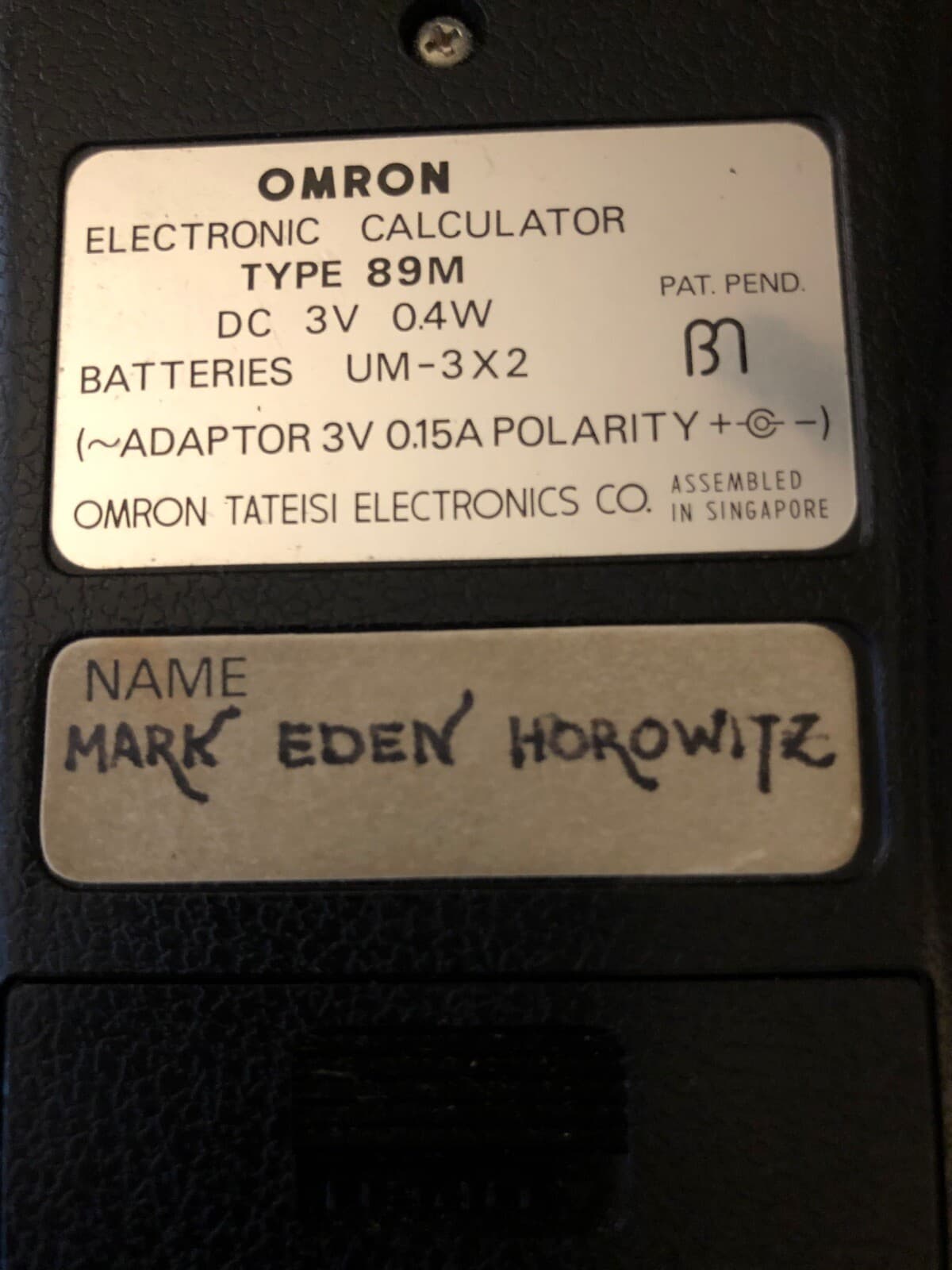 RARE Vintage Omron 89M Electronic Calculator WORKS Great. Tateisi Electronics - Thumbnail 6
