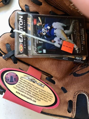 NOS Vintage Easton Z-Flex Youth Baseball Glove 10.5" Genuine Leather - Thumbnail 3
