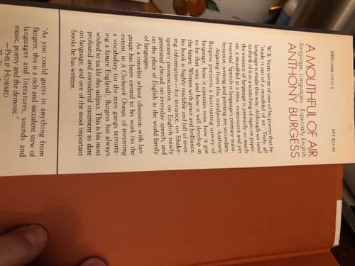 A Mouthful of Air: Language Languages. Especially English 1st Edition Hardcover - Thumbnail 3