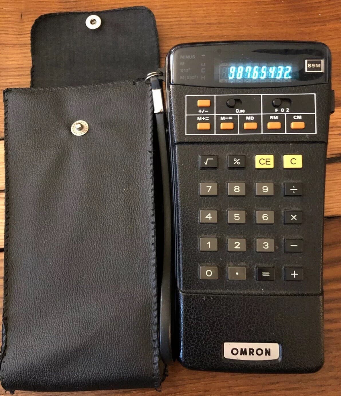 RARE Vintage Omron 89M Electronic Calculator WORKS Great. Tateisi Electronics - Image 1