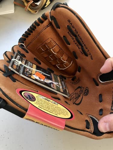NOS Vintage Easton Z-Flex Youth Baseball Glove 11" Genuine Leather - Thumbnail 3