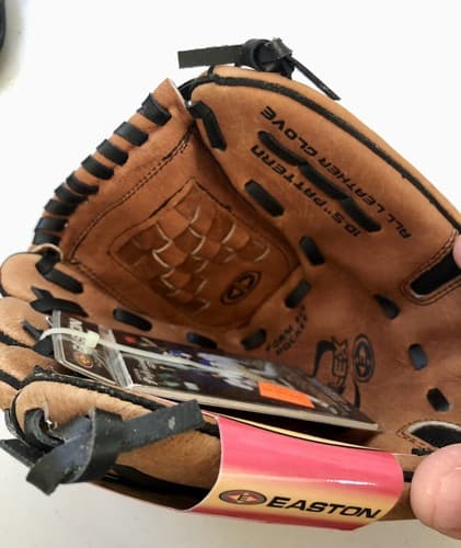 NOS Vintage Easton Z-Flex Youth Baseball Glove 10.5" Genuine Leather - Thumbnail 5