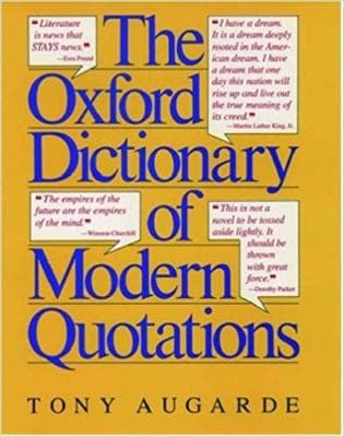 The Oxford Dictionary of Modern Quotations - Image 1