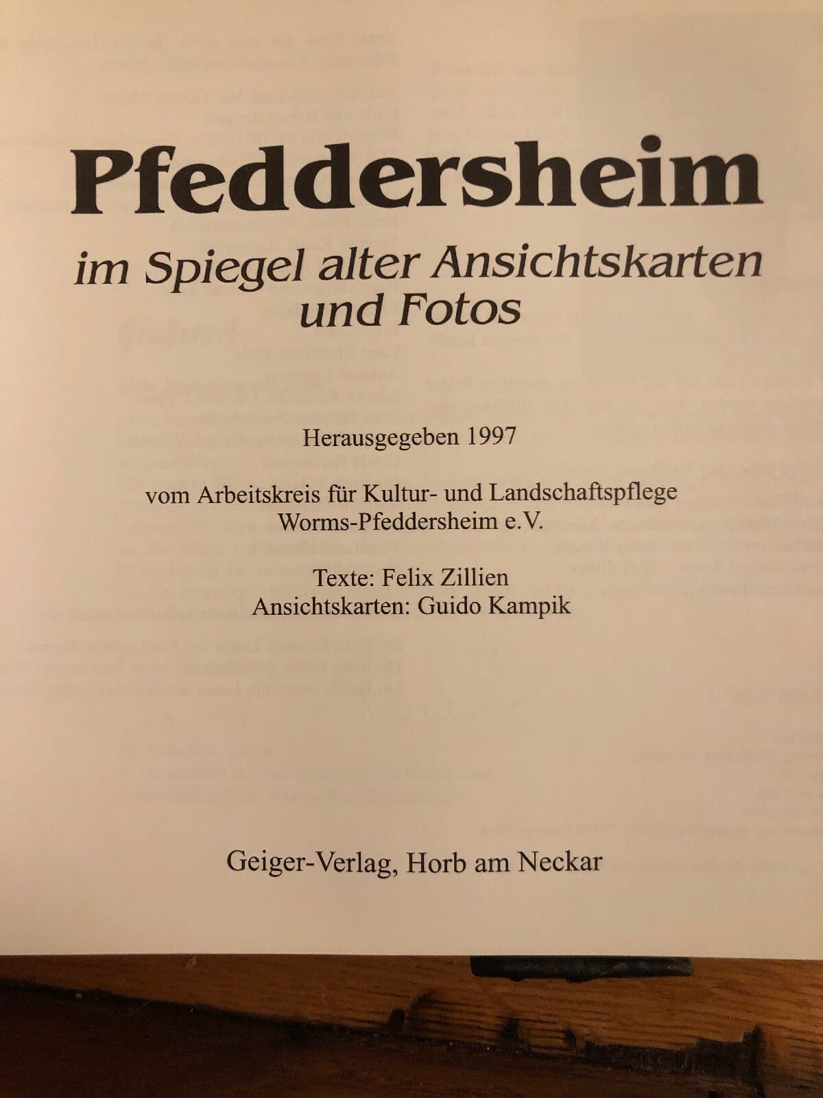Pfeddersheim. Im Spiegel alter Ansichtskarten und Fotos / postcards and photos - Thumbnail 2
