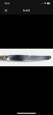 Kirk Sterling Silver Primrose 3 Dinner Knives Set - Thumbnail 9