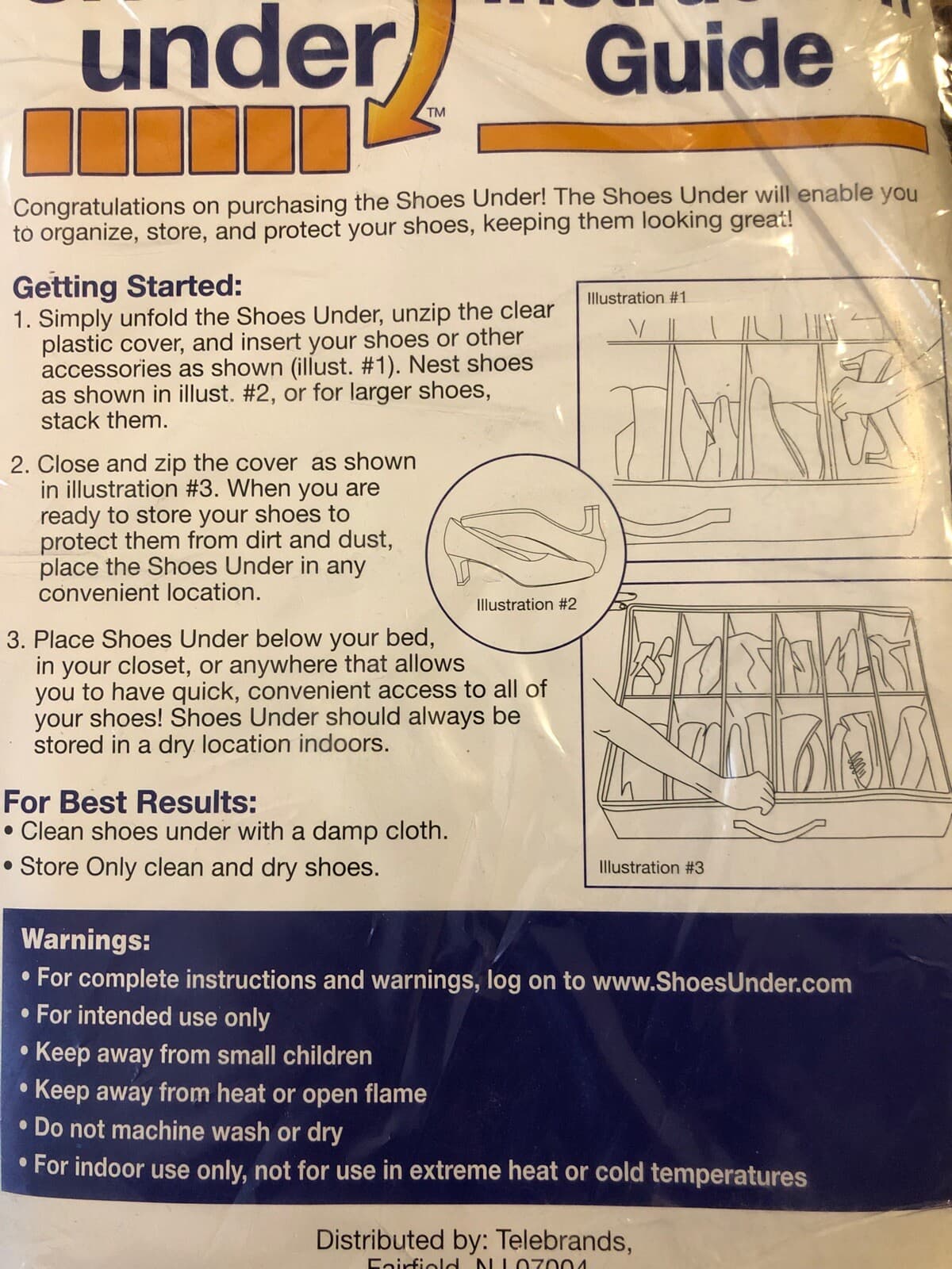 Shoes Under Telebrands New In Package - Thumbnail 2