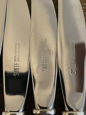 3 Kirk Sterling Silver Primrose Butter Knife Set - Thumbnail 3