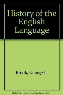History of the English Language 1958 Softcover - Image 1