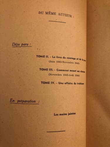 Memoires D'Un Agent Secret De La France Libre Juin 1940 - Juin 1942 - Thumbnail 3