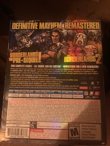 Borderlands: The Handsome Collection (PlayStation 4, 2015) - Thumbnail 2
