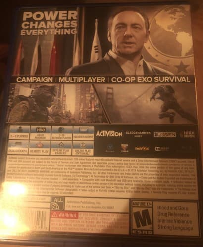 Call of Duty: Advanced Warfare PS4 (Sony PlayStation 4, 2014) Game Same Day Ship - Thumbnail 2
