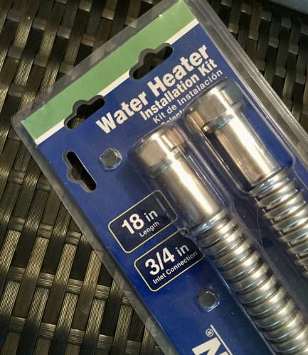 Eastman Water-Flex #48281 18" x 3/4" Electric Water Heater Installation Kit - Thumbnail 2