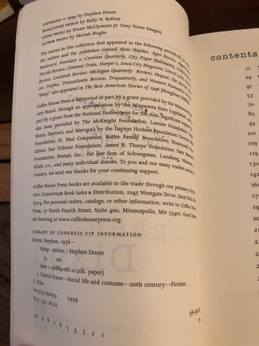 AUTOGRAPHED Sleep 1st Edition Stephen Dixon 1999 - Thumbnail 4