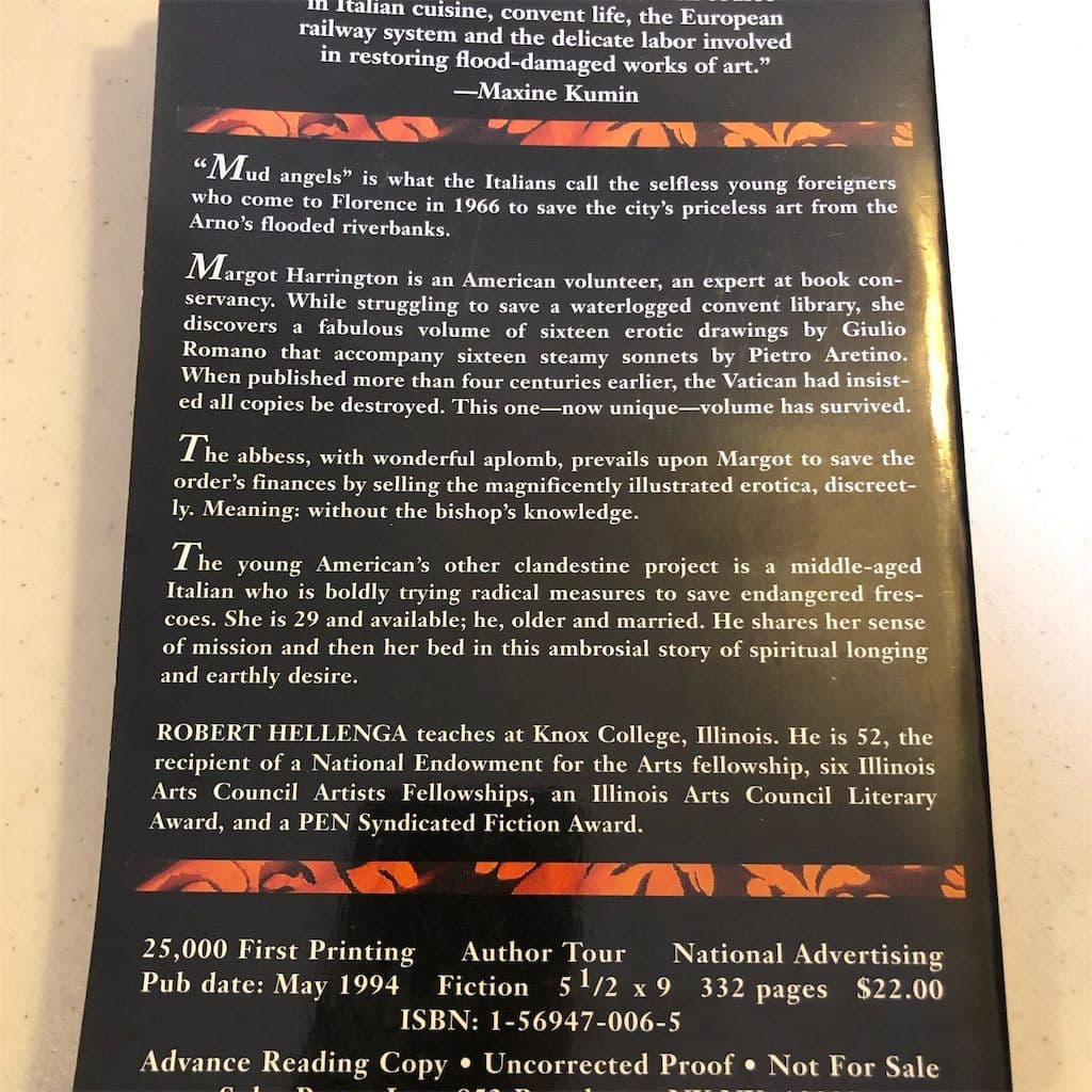 The Sixteen Pleasures by Robert Hellenga Paperback Novel 1994 Fiction - Thumbnail 2