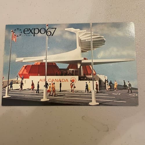 Expo 67 in Montreal, Canada, features the iconic Air Canada Pavilion - Image 1