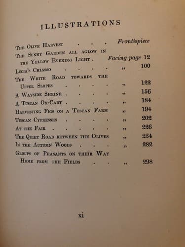 Tuscan feasts Tuscan friends 1907 1st Chatto London Printing Dorothy Nevile Lees - Thumbnail 9
