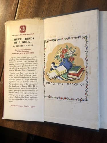 Three Thirds of a Ghost Timothy fuller 1941 1st edition w/jacket RARE - Thumbnail 4