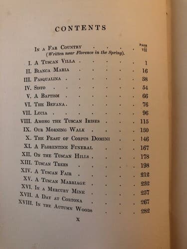 Tuscan feasts Tuscan friends 1907 1st Chatto London Printing Dorothy Nevile Lees - Thumbnail 8