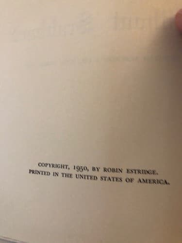 sword without scabbard 1950 1st edition hc robin estridge - Thumbnail 5