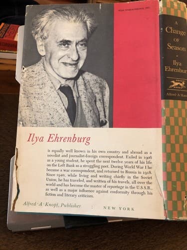 A Change of Season Combined The Thaw /The Spring 1st American ed. 1962 - Thumbnail 2