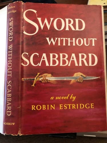 sword without scabbard 1950 1st edition hc robin estridge - Image 1