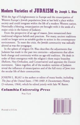 Modern Varieties of Judaism (American Lectures on the History of Religions) - Thumbnail 2