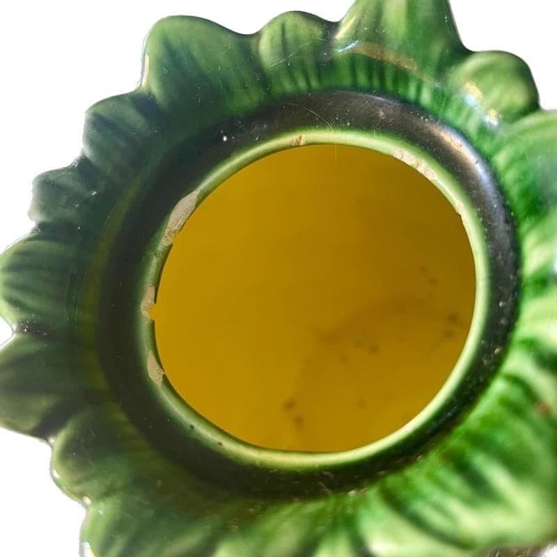 Vintage Majolica Pineapple creamer & sugar - Thumbnail 5
