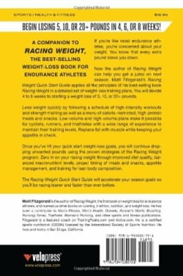 Racing Weight Quick Start 4 Week Weight Loss Plan Endurance Athletes - Thumbnail 2