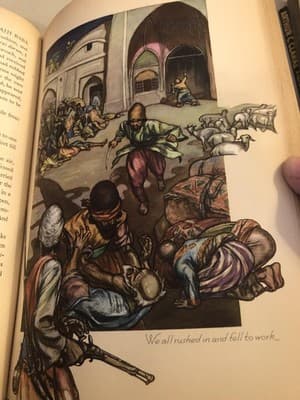 Vintage 1937 The Adventures Of Hajji Baba Of Ispahan James Morier HC Illus Book - Thumbnail 11